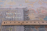 Grey Turkish Oushak Hand Knotted Wool Rug - 10' 2" X 14' 2" - Golden Nile