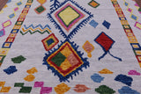 Silver Tribal Moroccan Handmade Wool Rug - 10' 2" X 13' 4" - Golden Nile