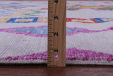 Silver Tribal Moroccan Handmade Wool Rug - 10' 2" X 13' 4" - Golden Nile