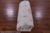 Ivory Turkish Oushak Hand Knotted Wool Rug - 9' 11" X 13' 10" - Golden Nile