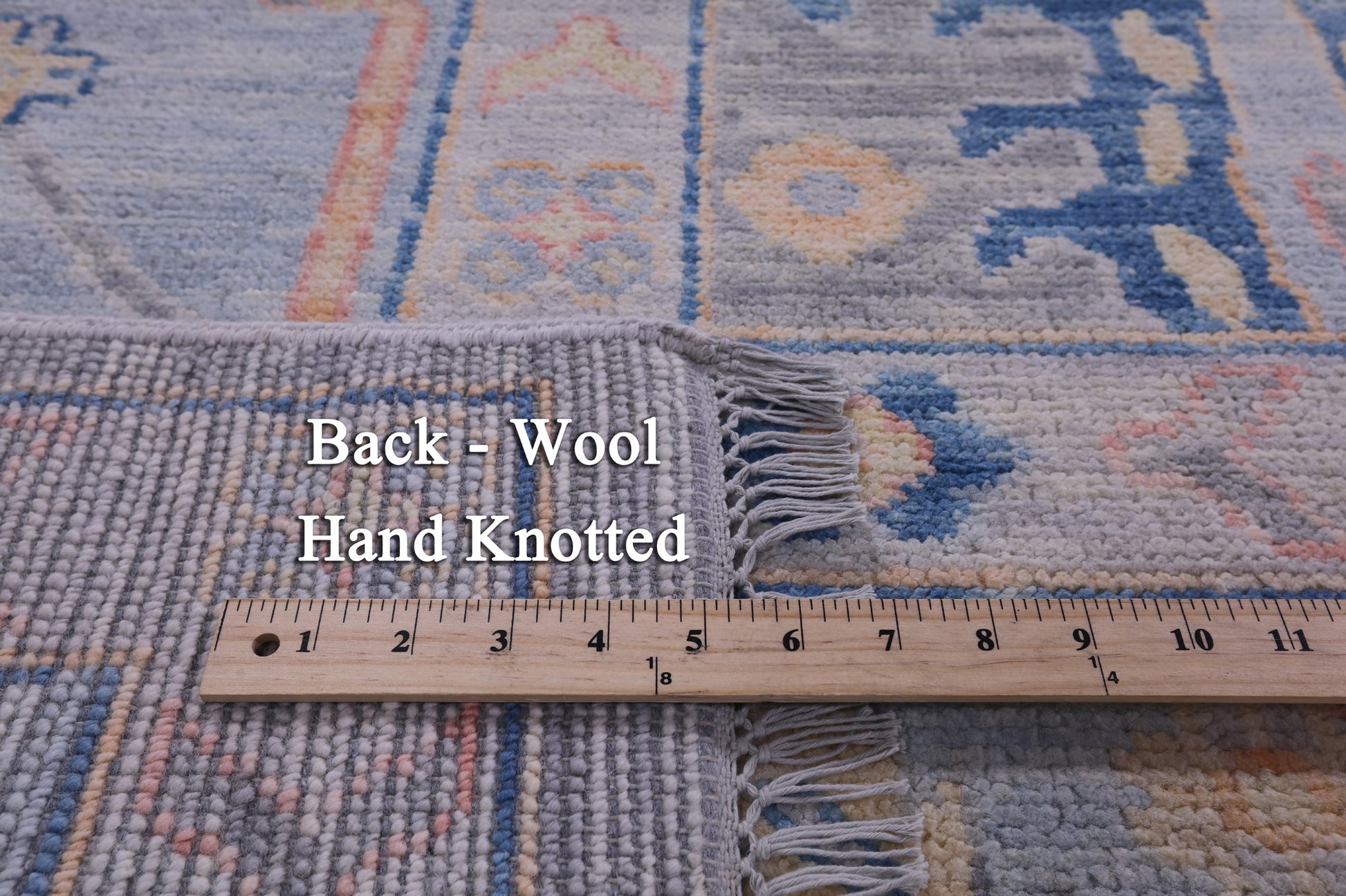 Grey Turkish Oushak Hand Knotted Wool Rug - 10' 0" X 13' 10" - Golden Nile