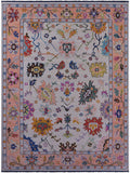 Turkish Oushak Hand Knotted Wool Rug - 10' 3" X 13' 9" - Golden Nile