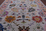 Turkish Oushak Hand Knotted Wool Rug - 10' 3" X 13' 9" - Golden Nile