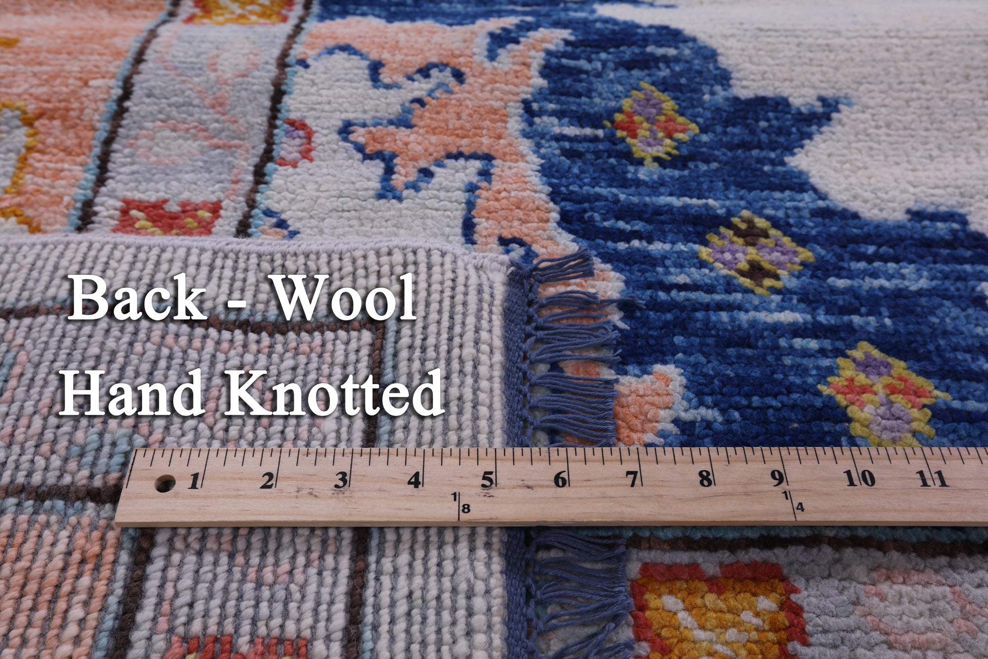 Turkish Oushak Hand Knotted Wool Rug - 10' 3" X 13' 9" - Golden Nile