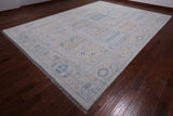 Silver Tribal Persian Gabbeh Handmade Wool Rug - 10' 3" X 14' 2"