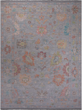 SUPER SALE Silver Turkish Oushak Hand Knotted Wool Rug - 10' 3" X 13' 11"