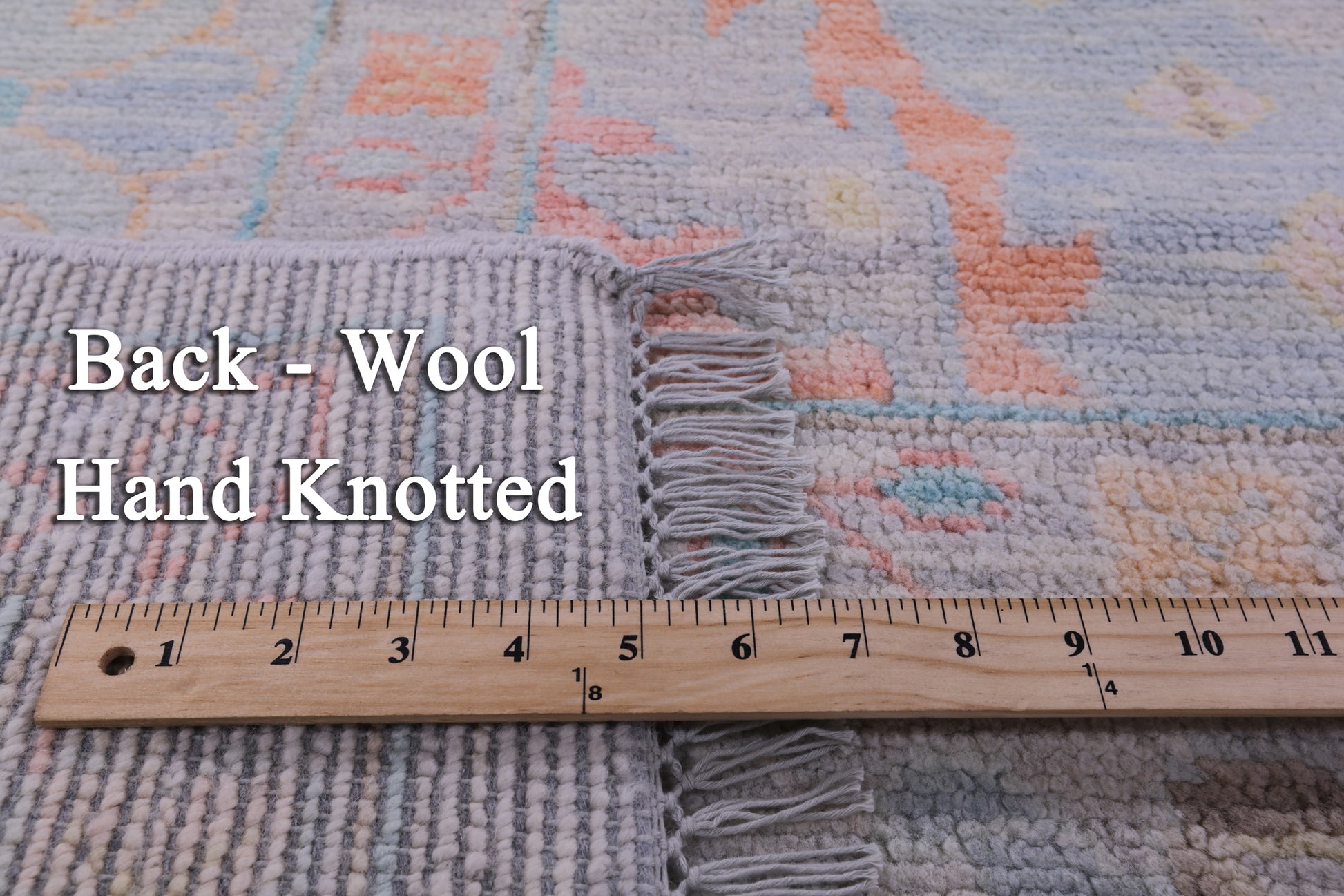 Silver Turkish Oushak Hand Knotted Wool Rug - 10' 3" X 13' 11" - Golden Nile