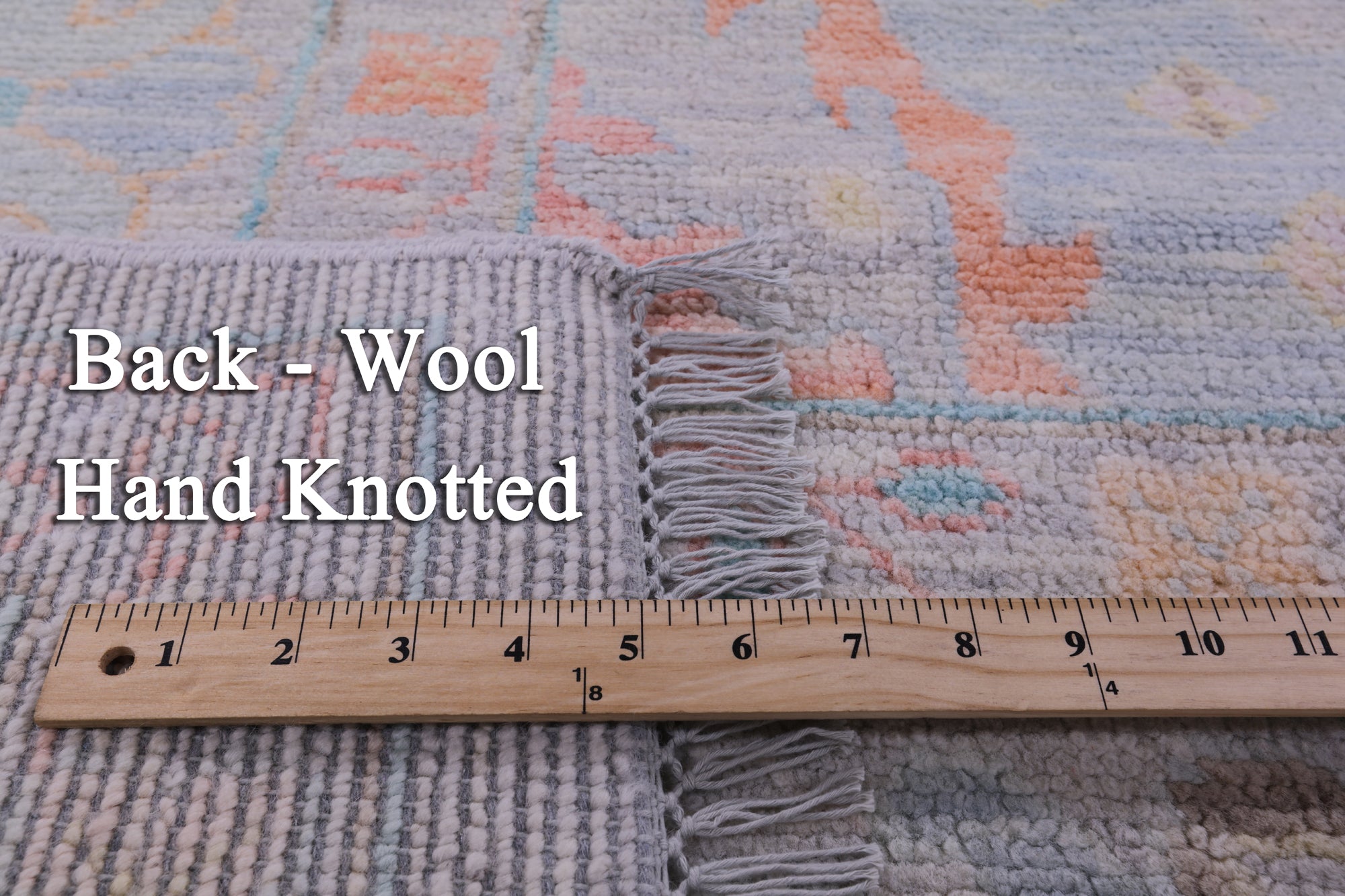 Silver Turkish Oushak Hand Knotted Wool Rug - 10' 3" X 13' 11" - Golden Nile