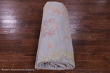 Silver Turkish Oushak Hand Knotted Wool Rug - 10' 3" X 13' 11" - Golden Nile
