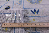 Grey Turkish Oushak Hand Knotted Wool Rug - 9' 11" X 13' 11" - Golden Nile