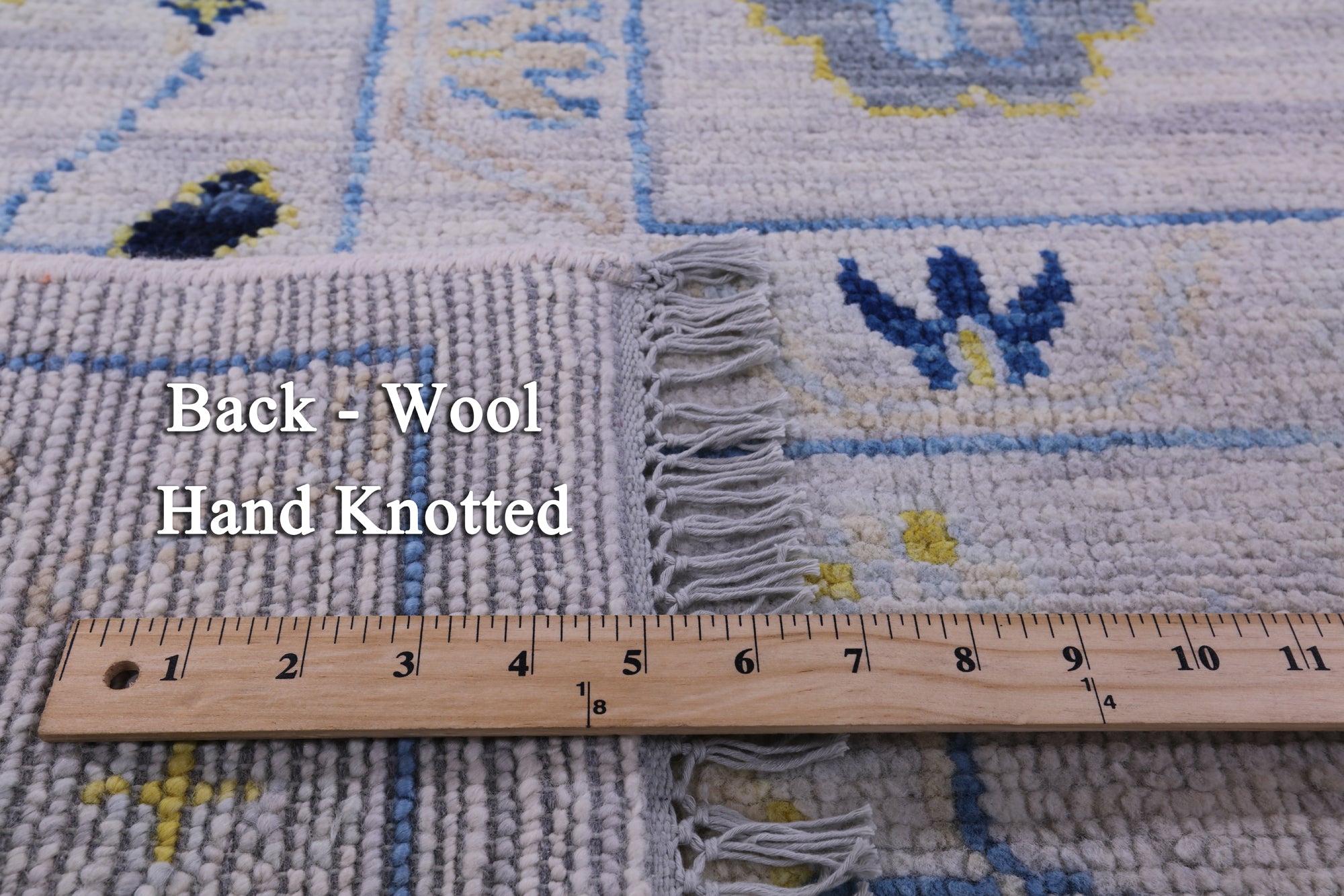 Grey Turkish Oushak Hand Knotted Wool Rug - 9' 11" X 13' 11" - Golden Nile