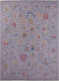 Turkish Oushak Hand Knotted Wool Rug - 10' 2" X 13' 11" - Golden Nile