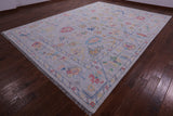 Turkish Oushak Hand Knotted Wool Rug - 10' 2" X 13' 11" - Golden Nile