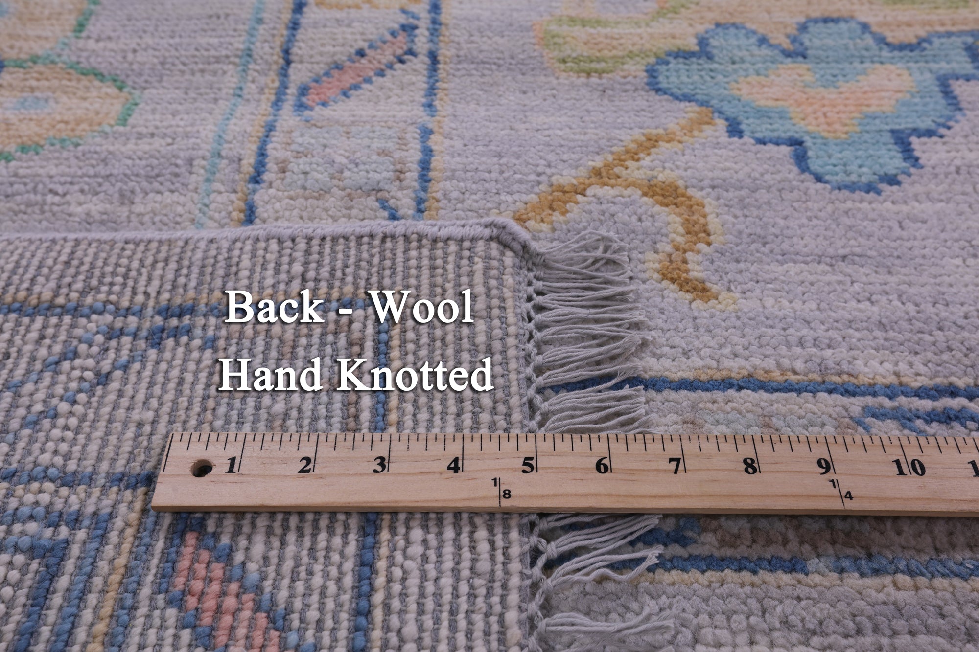 Turkish Oushak Hand Knotted Wool Rug - 10' 2" X 13' 11" - Golden Nile