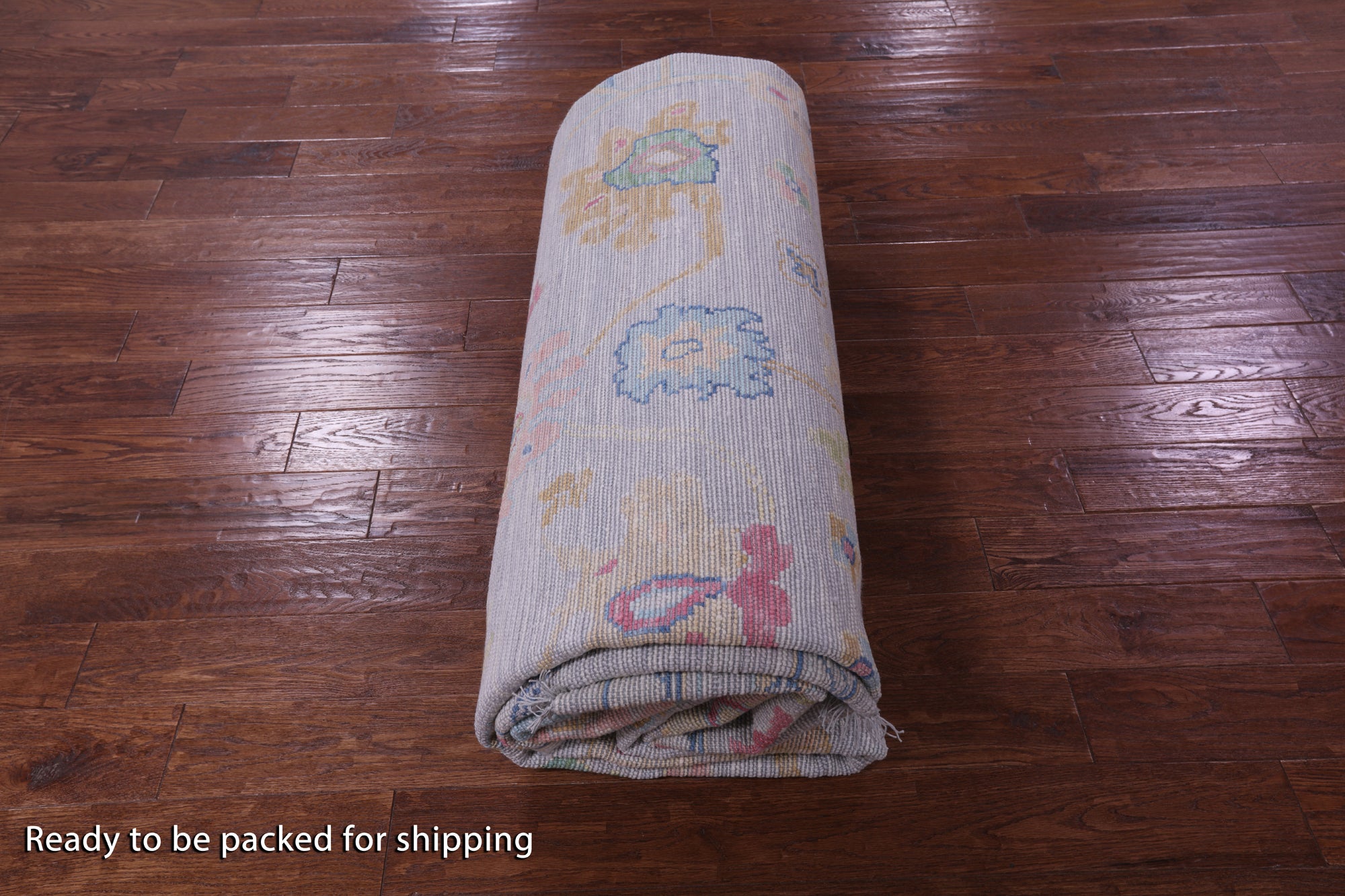 Turkish Oushak Hand Knotted Wool Rug - 10' 2" X 13' 11" - Golden Nile