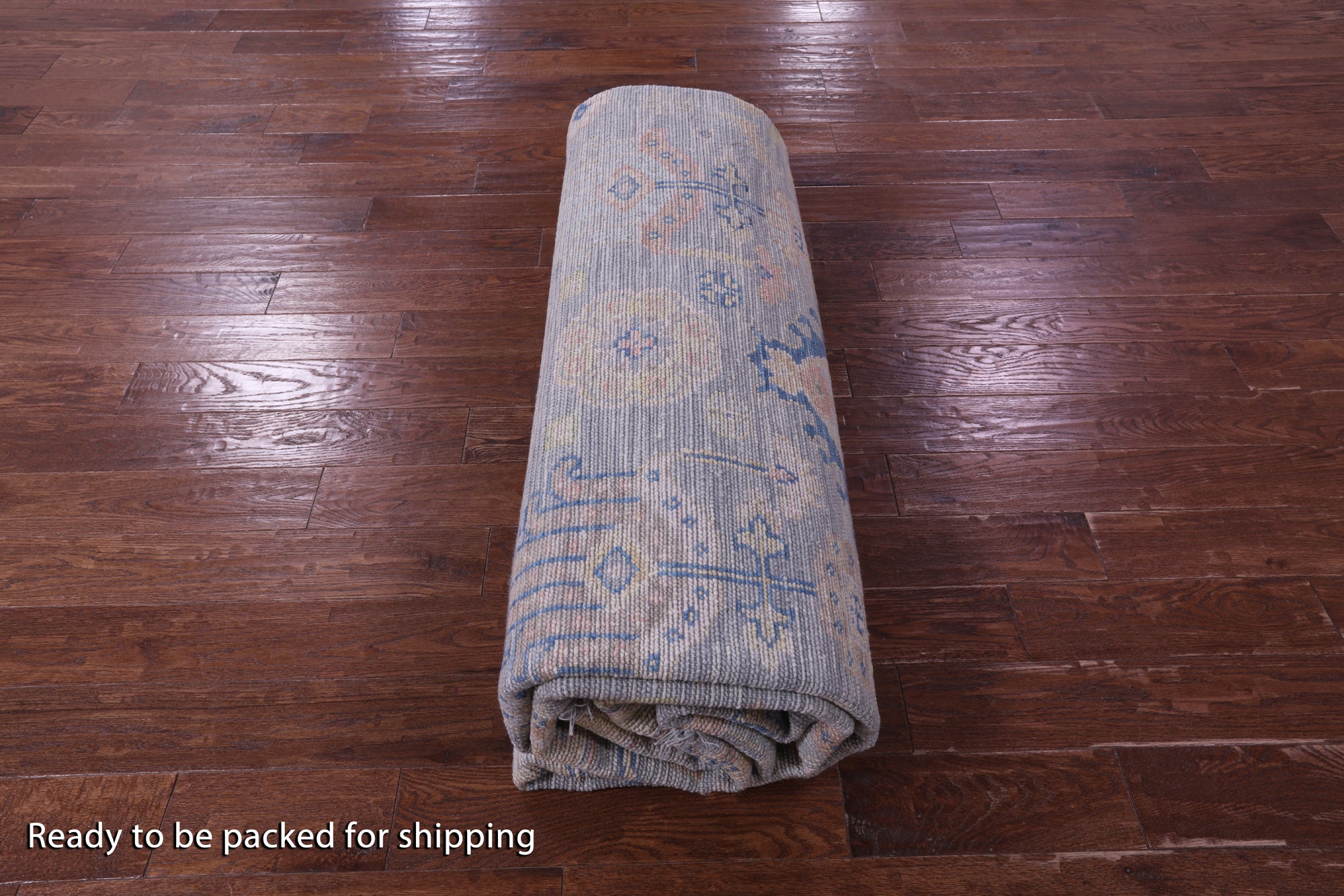 Grey Persian Fine Serapi Hand Knotted Wool Rug - 10' 2" X 13' 11" - Golden Nile