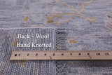 Grey Turkish Oushak Handmade Wool Rug - 10' 1" X 13' 11" - Golden Nile