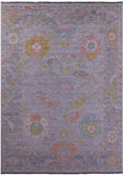 Grey Turkish Oushak Hand Knotted Wool Rug - 10' 3" X 13' 11" - Golden Nile