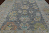 SUPER SALE Silver Turkish Oushak Hand Knotted Wool Rug - 10' 3" X 13' 11"