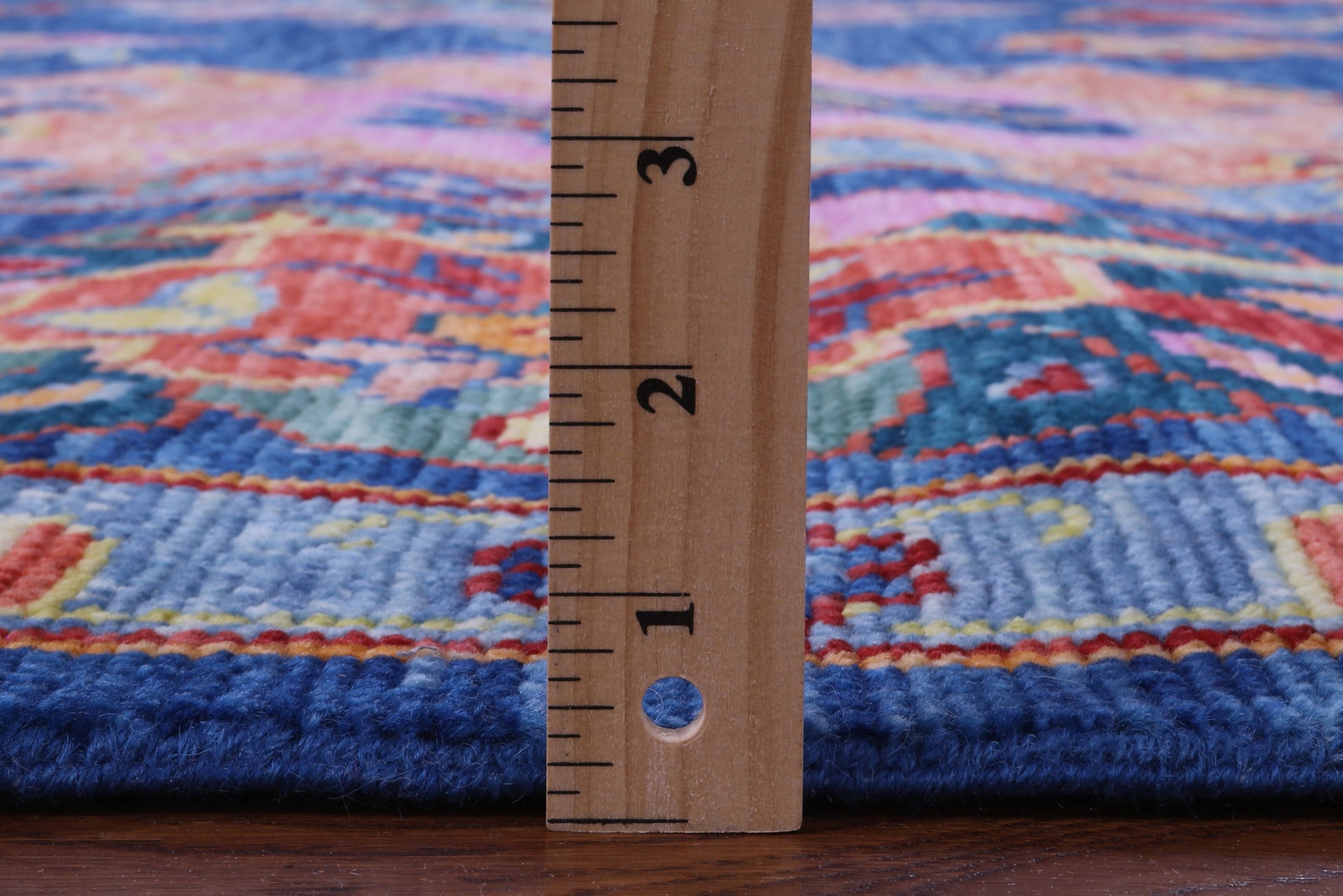 Blue Turkish Oushak Hand Knotted Wool Rug - 10' 2" X 13' 9" - Golden Nile