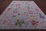 Grey Turkish Oushak Handmade Wool Rug - 10' 4" X 14' 0" - Golden Nile