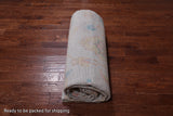 SUPER SALE Ivory Turkish Oushak Hand Knotted Wool Rug - 10' 1" X 13' 11"