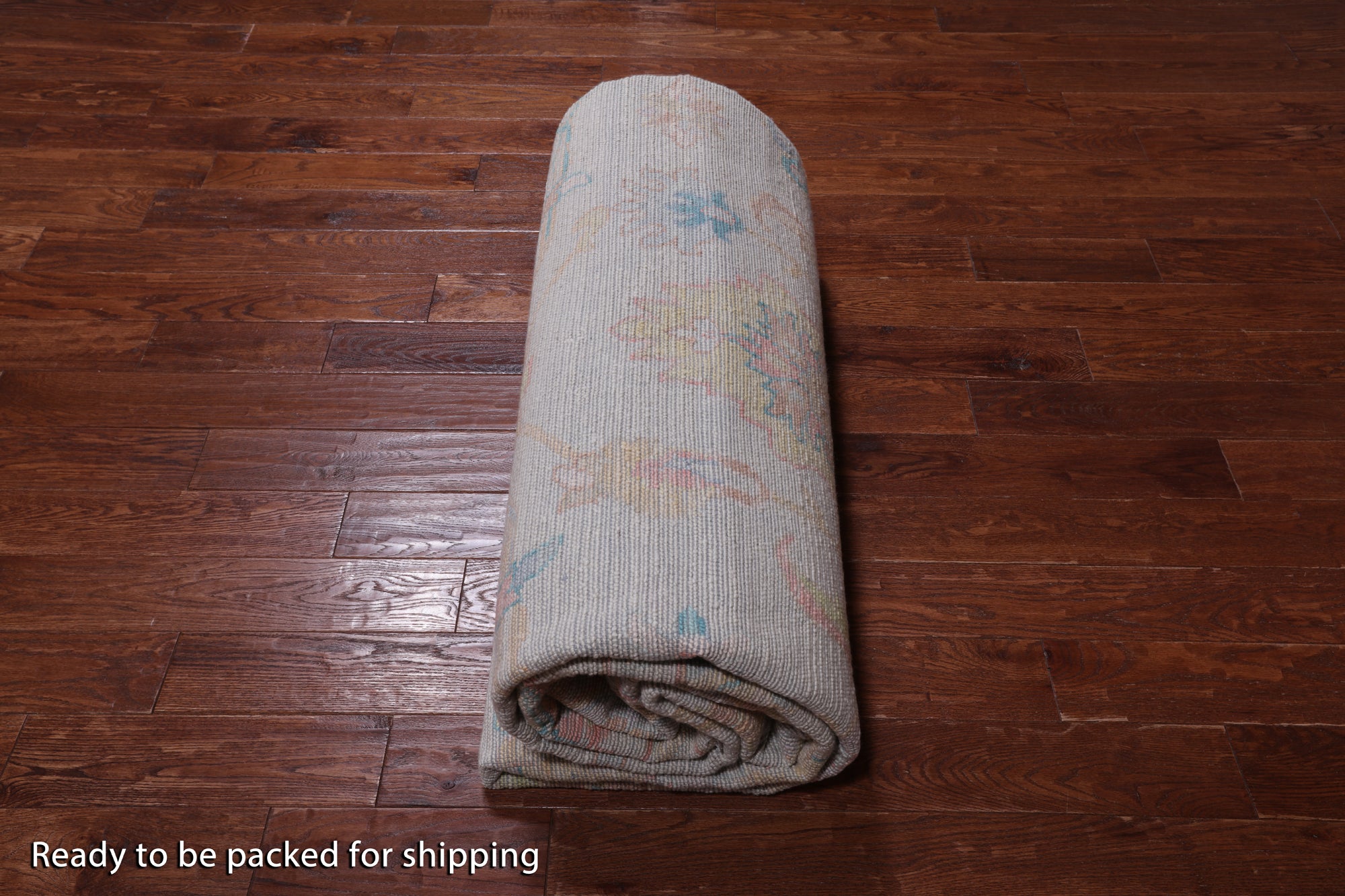 SUPER SALE Ivory Turkish Oushak Hand Knotted Wool Rug - 10' 1" X 13' 11"