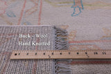 Ivory Turkish Oushak Hand Knotted Wool Rug - 10' 1" X 13' 11" - Golden Nile