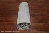 SUPER SALE Silver Turkish Oushak Hand Knotted Wool Rug - 10' 3" X 13' 10"