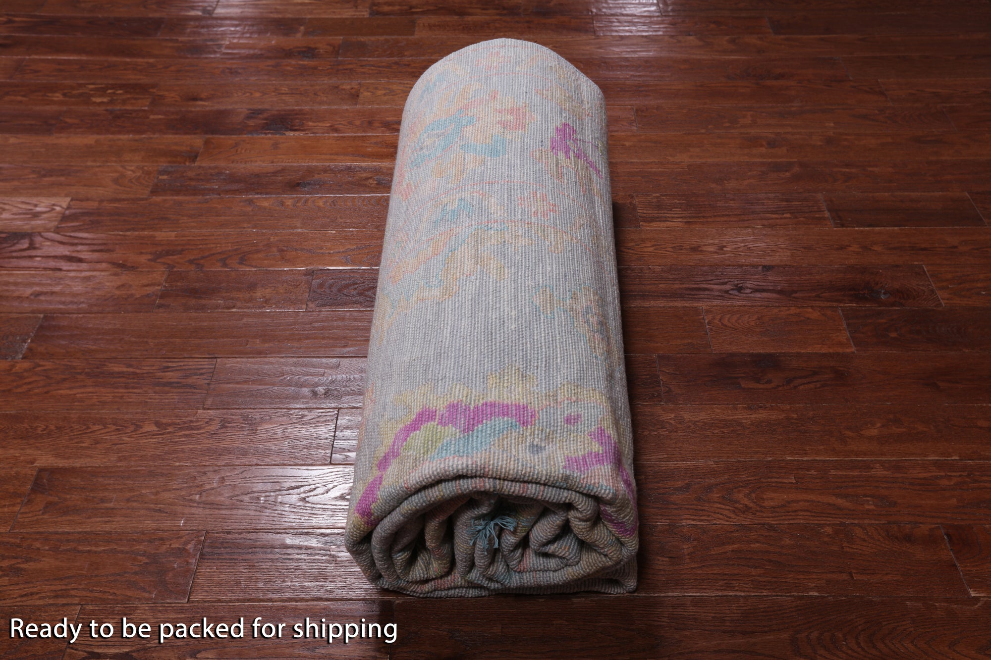 SUPER SALE Silver Turkish Oushak Hand Knotted Wool Rug - 10' 0" X 13' 11"