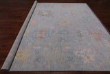 SUPER SALE Silver Square Turkish Oushak Hand Knotted Wool Rug - 10' 3" X 10' 3"