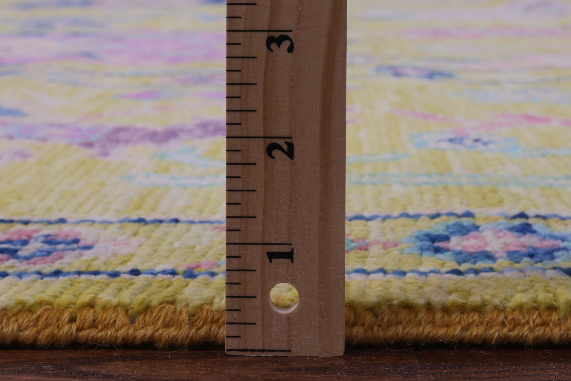 Gold Square Turkish Oushak Hand Knotted Wool Rug - 9' 11" X 10' 1" - Golden Nile