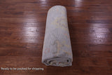 Silver Square Turkish Oushak Hand Knotted Wool Rug - 10' 1" X 10' 4" - Golden Nile