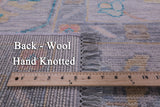 Silver Square Turkish Oushak Handmade Wool Rug - 9' 8" X 10' 0" - Golden Nile