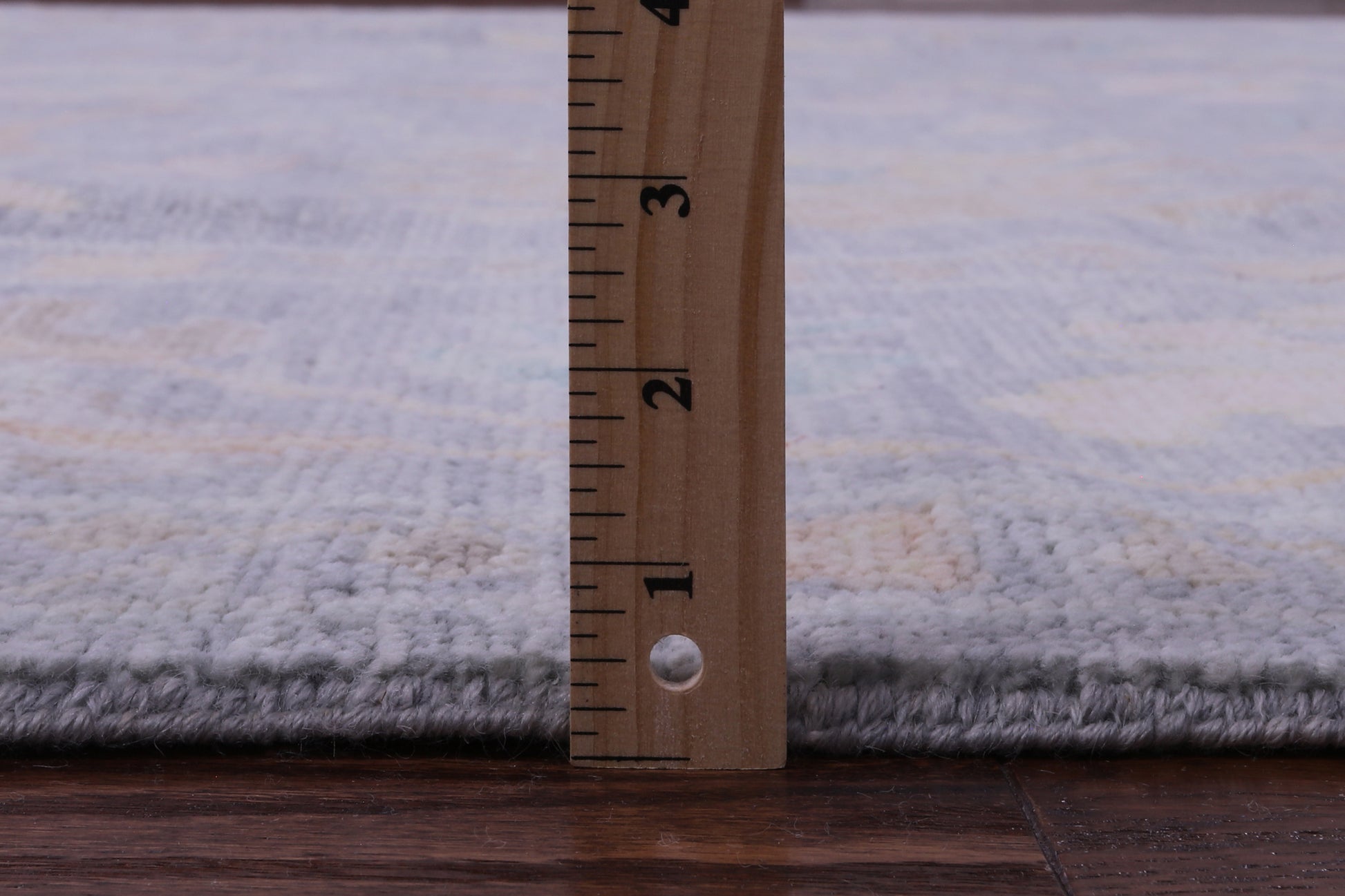 Silver Square Turkish Oushak Hand Knotted Wool Rug - 9' 9" X 10' 4" - Golden Nile