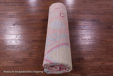 Pink Tribal Moroccan Hand Knotted Wool Rug - 9' 2" X 11' 11" - Golden Nile