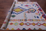 Grey Tribal Moroccan Hand Knotted Wool Rug - 9' 4" X 11' 11" - Golden Nile