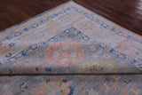 Grey Turkish Oushak Handmade Wool Rug - 9' 2" X 11' 10" - Golden Nile