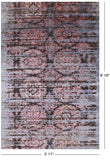 Silk With Oxidized Wool Hand Knotted Area Rug - 5' 11" X 8' 10" - Golden Nile