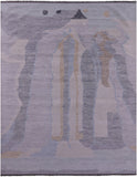 Tribal Moroccan Hand Knotted Wool Rug - 9' 2" X 11' 8" - Golden Nile
