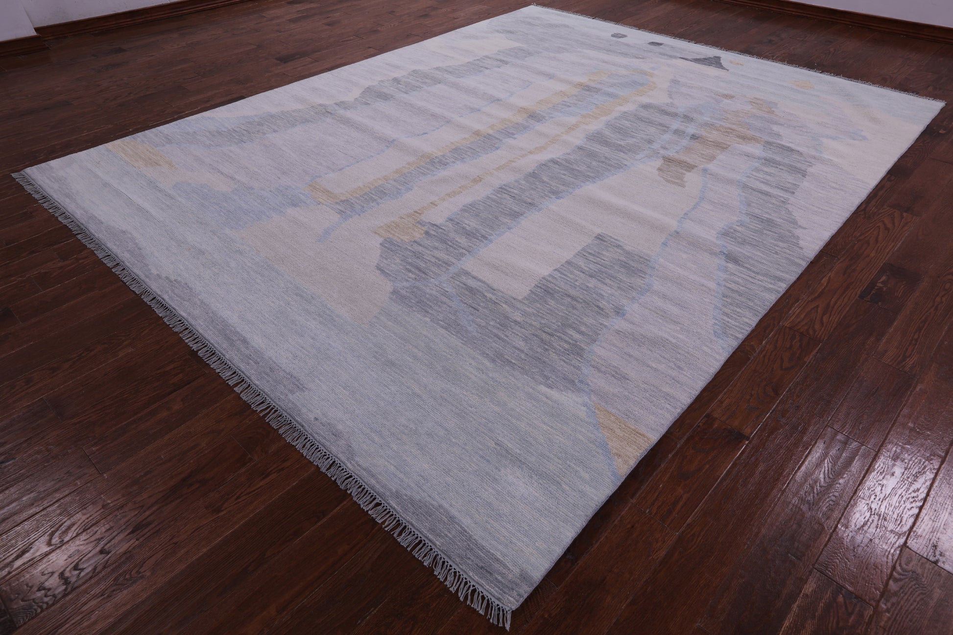 Tribal Moroccan Hand Knotted Wool Rug - 9' 2" X 11' 8" - Golden Nile