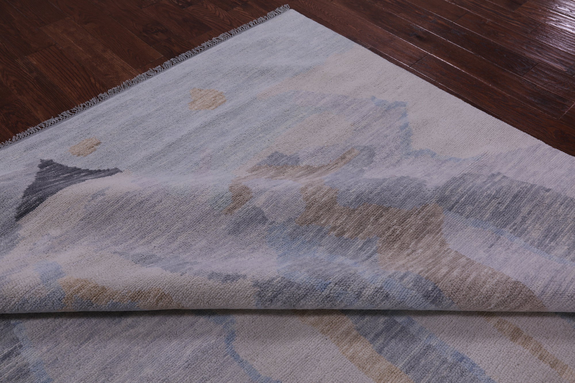Tribal Moroccan Hand Knotted Wool Rug - 9' 2" X 11' 8" - Golden Nile