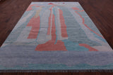 Tribal Moroccan Hand Knotted Wool Rug - 8' 10" X 11' 10" - Golden Nile