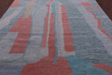 Tribal Moroccan Hand Knotted Wool Rug - 8' 10" X 11' 10" - Golden Nile