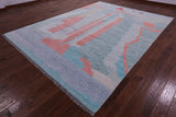 Tribal Moroccan Hand Knotted Wool Rug - 8' 10" X 11' 10" - Golden Nile