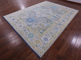 Grey Persian Fine Serapi Handmade Wool Rug - 9' 2" X 12' 2" - Golden Nile