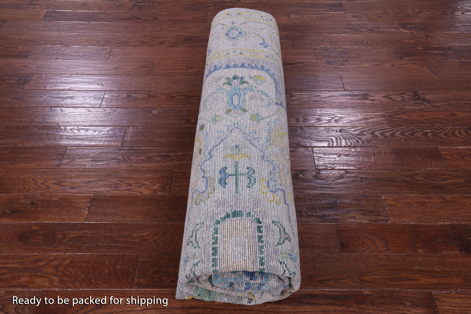 Grey Persian Fine Serapi Handmade Wool Rug - 9' 2" X 12' 2" - Golden Nile