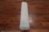 SUPER SALE Ivory Square Turkish Oushak Hand Knotted Wool Rug - 8' 10" X 9' 0"