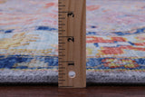 Grey Square Turkish Oushak Hand Knotted Wool Rug - 8' 9" X 9' 0" - Golden Nile