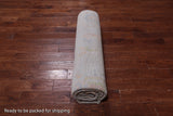 SUPER SALE Ivory Square Turkish Oushak Handmade Wool Rug - 7' 9" X 8' 3"